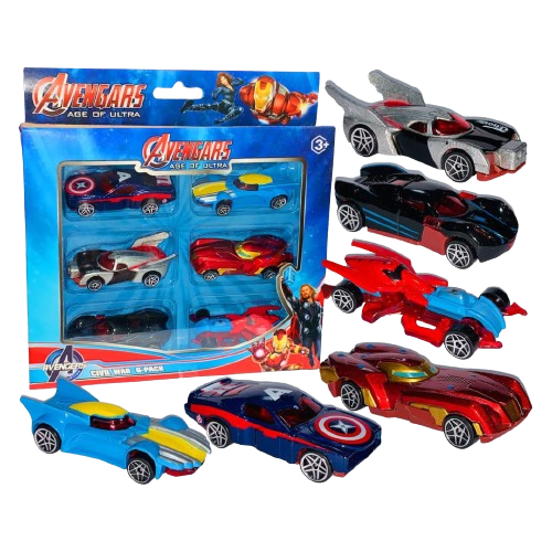 Jouet de voiture de course en alliage pour enfants - Avengers Anime