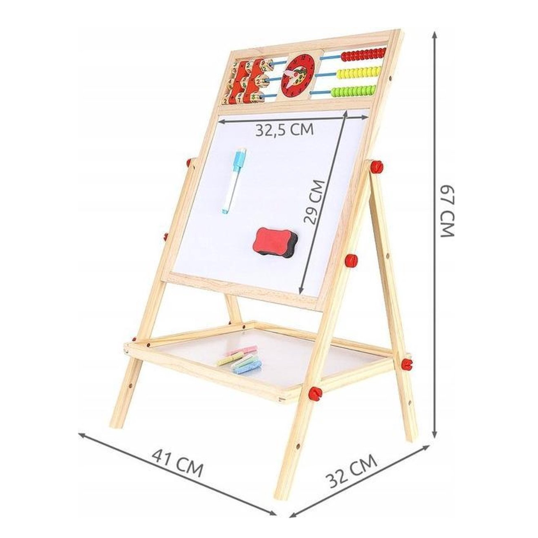 Tableau en bois sur pied