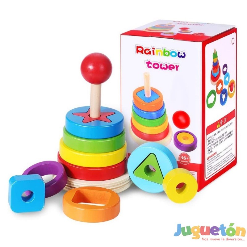 pack 7 jouets éducatifs en bois Montessori