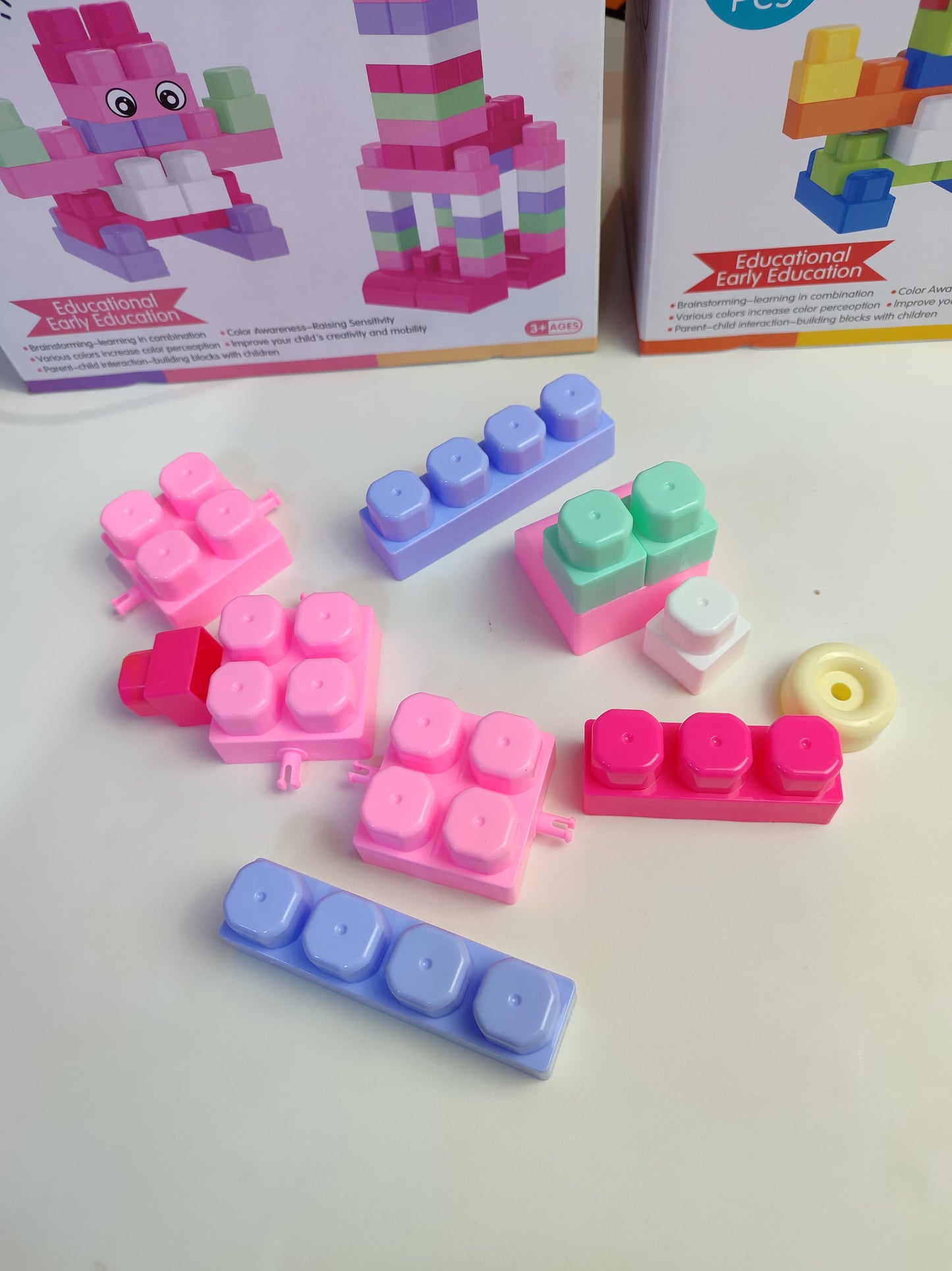 Blocs de construction multicolores - 120 pcs