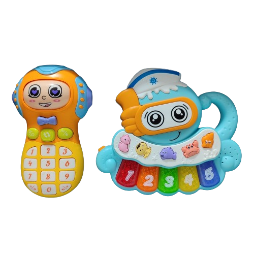 Coffret Téléphone + Piano interactif - JIALEGU TOYS