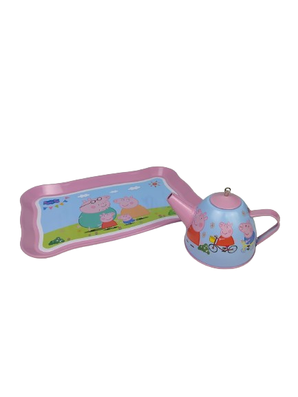 Dinette en métal 15 pcs - PEPPA PIG