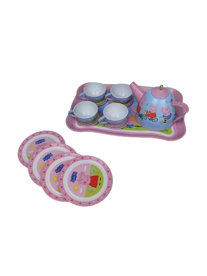 Dinette en métal 15 pcs - PEPPA PIG