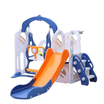 Aire de jeux 5 en 1 pour tout-petits avec toboggan et balançoire
