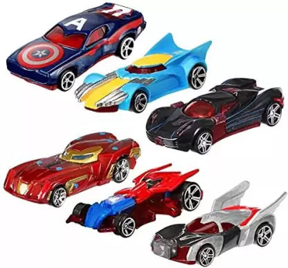 Jouet de voiture de course en alliage pour enfants - Avengers Anime