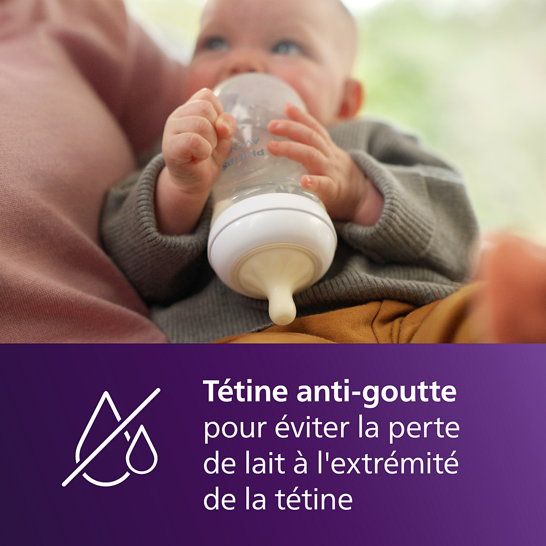 Tétine anti-goutte
