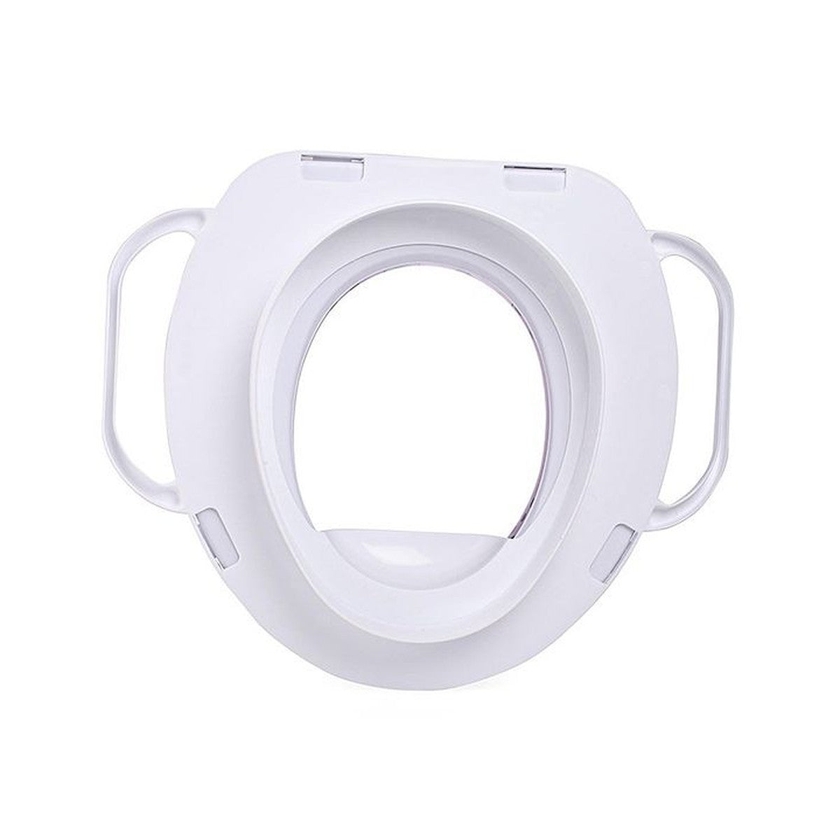 Dessous du réducteur de toilette Babyhug qui épouse la cuvette