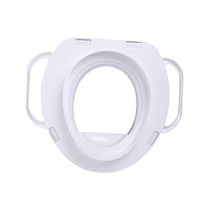 Dessous du réducteur de toilette Babyhug qui épouse la cuvette