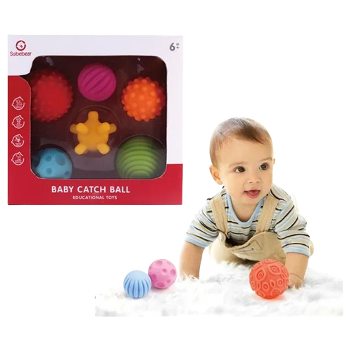 Balles sensorielles 6 pcs - SOBEBEAR