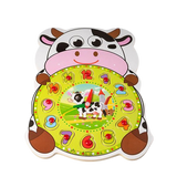 Horloge éducative en bois