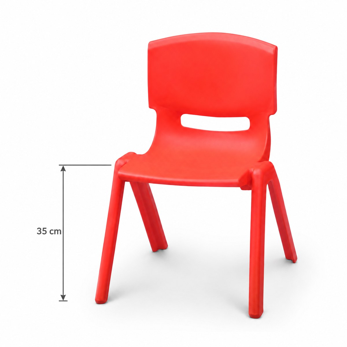 Hauteur d'assise de la chaise enfant : 35 cm du sol
