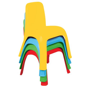 Chaise enfant Le P'tit Roi Pilsan — 4 coloris empilés
