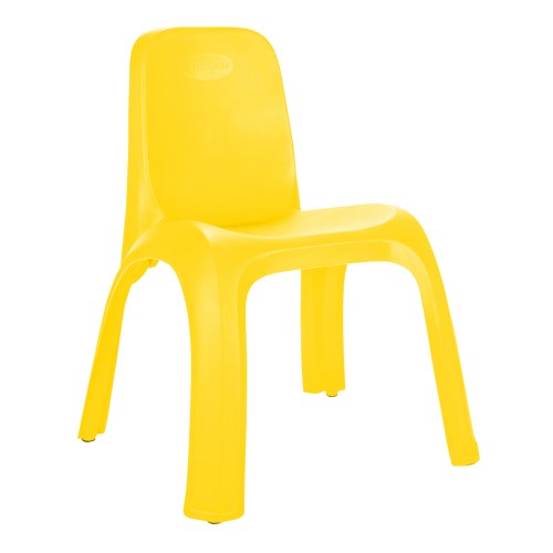 Chaise enfant Le P'tit Roi Pilsan jaune
