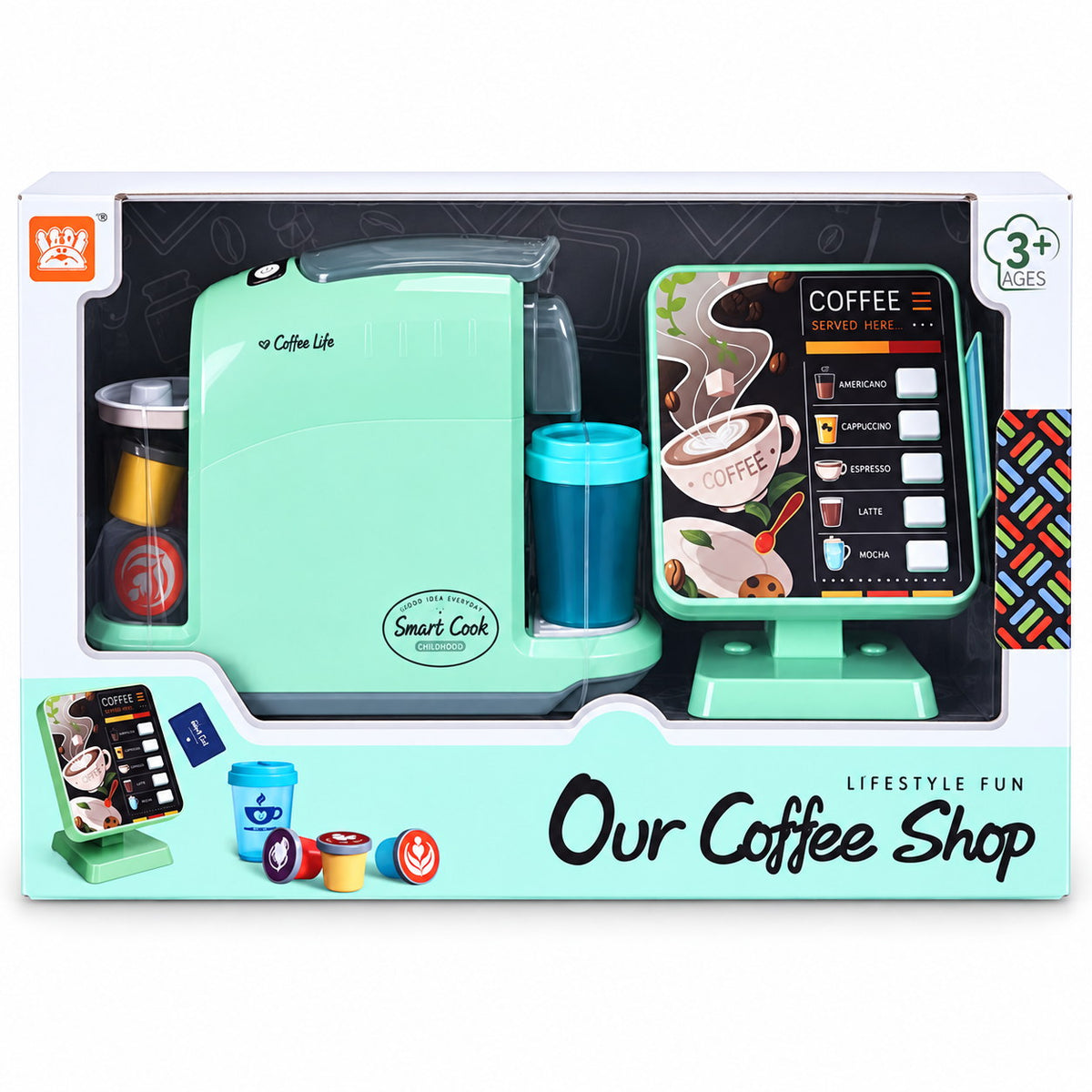 Boîte Our Coffee Shop Smart Cook, mention dès 3 ans