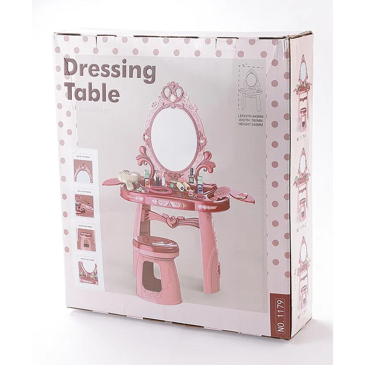 Boîte du coffret coiffeuse enfant Dressing Table dès 3 ans