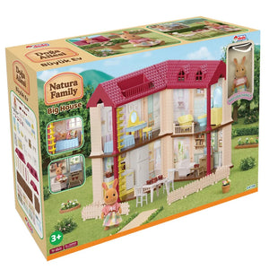 Boîte de la grande maison de poupée Dede Natura Family, réf. 04138