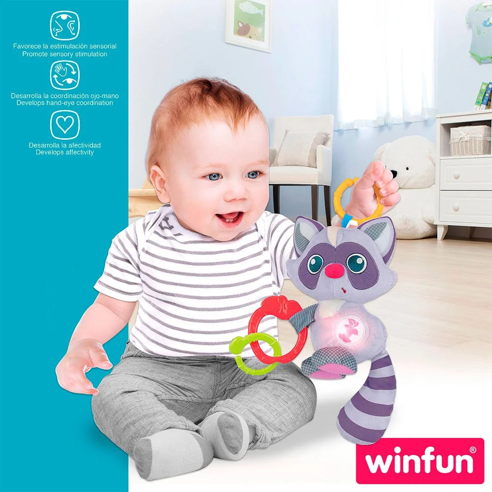 Doudou raton laveur – Winfun