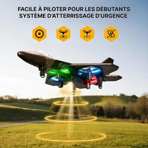Facile à piloter pour les débutants, atterrissage d'urgence