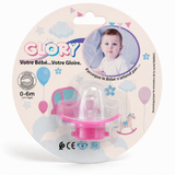 GLORY Sucette anatomique 0-6 mois coloris Rose, sans BPA, homologuée ministère de la Santé Maroc