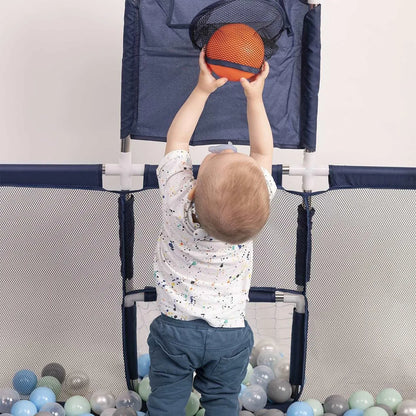 Parc bébé avec foot et basket + 20 Balles colorées