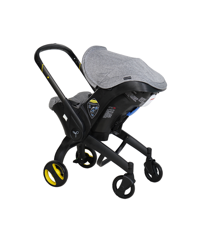 POUSSETTE SIEGE AUTO PLIABLE 2EN1 GRIS MON BEBE JOJOUX