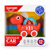 Boîte HUANGER Dinosaur Car rouge, dès 12 mois