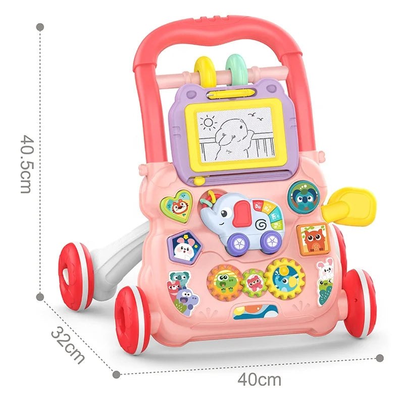 Trotteur HUANGER Music Walker rose vu de profil
