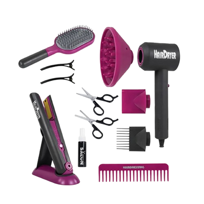 Kit de coiffeur pour enfant - 13 pcs