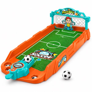 Jeu de football de table type flipper pour enfant avec but, gardien et ballons