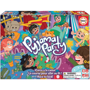 Boîte du jeu Pyjama Party EDUCA, la course pour aller au lit, 2 à 6 joueurs dès 3 ans