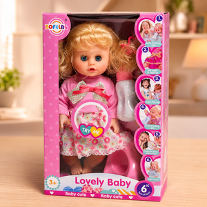 Poupée interactive Lovely Baby 6 fonctions