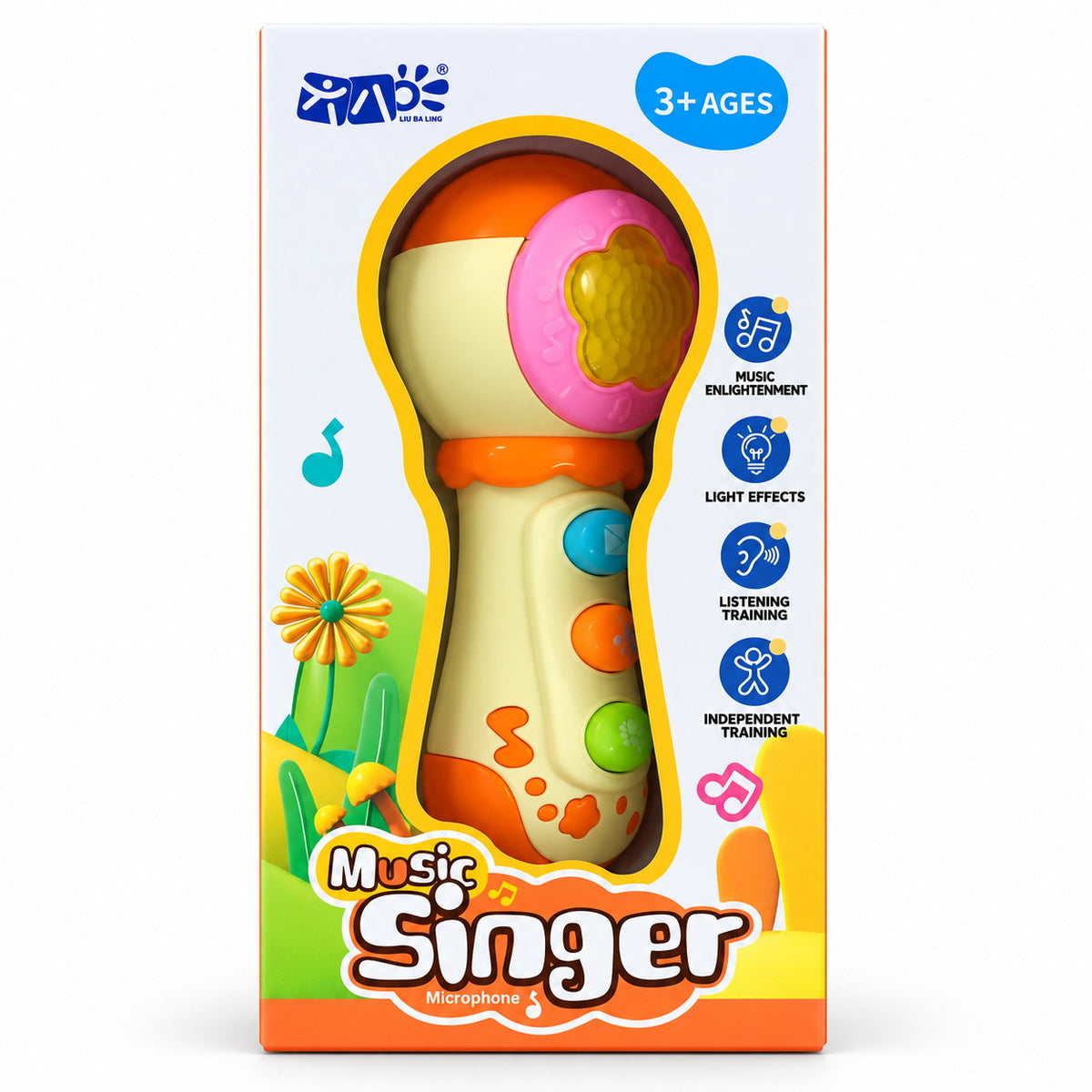Boîte Music Singer version crème et rose, dès 3 ans