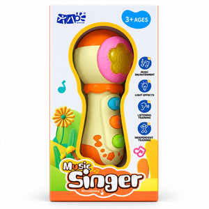 Boîte Music Singer version crème et rose, dès 3 ans