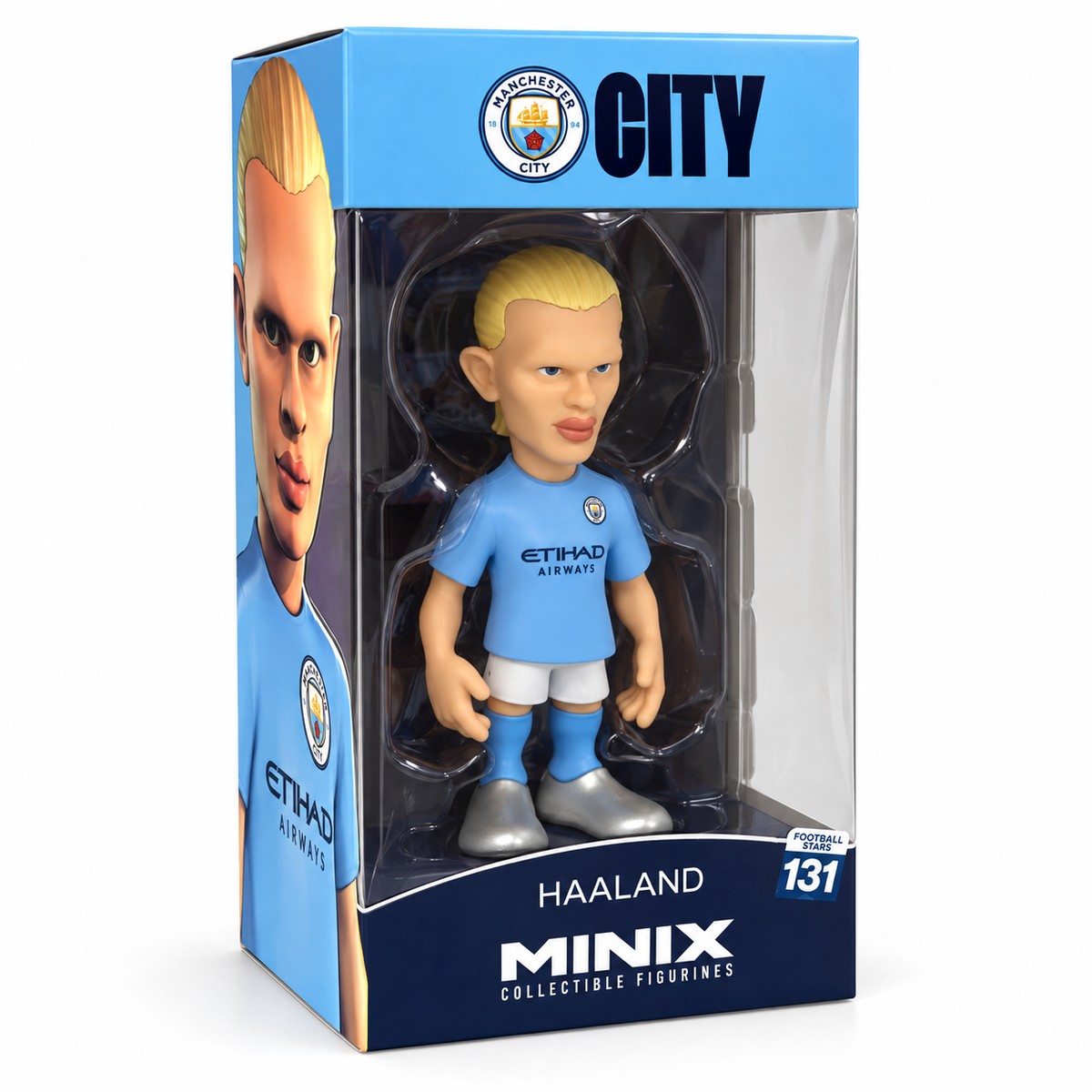 Figurine Minix Erling Haaland Manchester City 12 cm en boîte vitrine, Football Stars 131