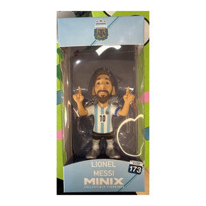 Figurine Minix Lionel Messi Argentine 12 cm en boîte vitrine, Football Stars 173