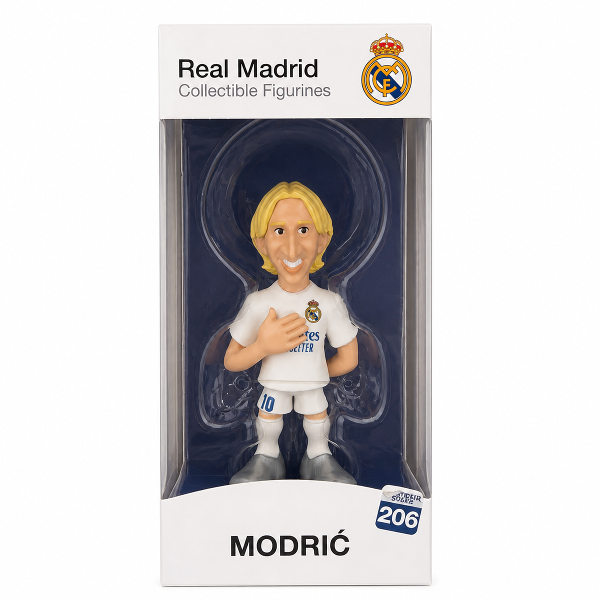 Figurine Minix Luka Modric Real Madrid 12 cm en boîte vitrine, Football Stars 206