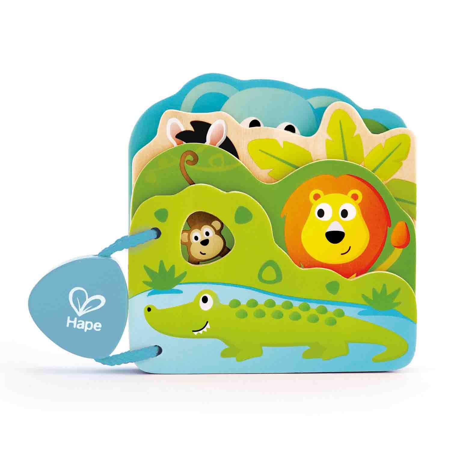 Livre en bois - Animaux Sauvages - Hape