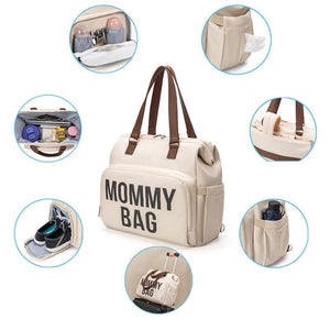 Sac à langer Mommy Bag 3en1 – porté en sac à dos