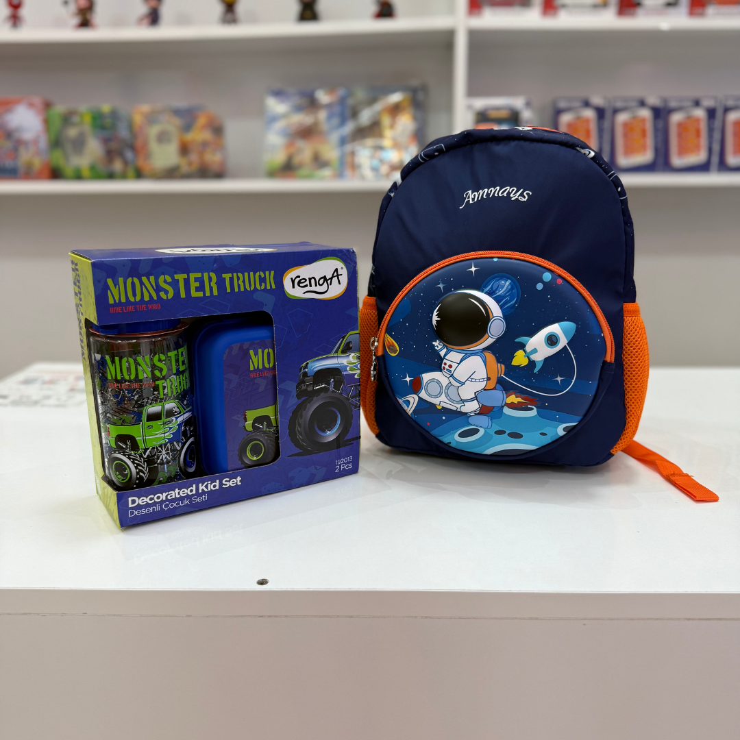 PACK CRECHE ( cartable + boite à gouter + gourde )