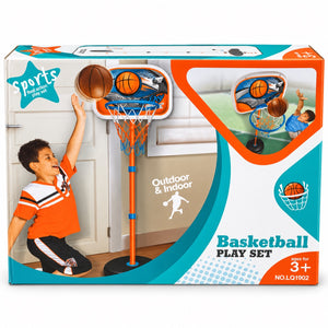 Boîte Basketball Play Set dès 3 ans, intérieur et extérieur