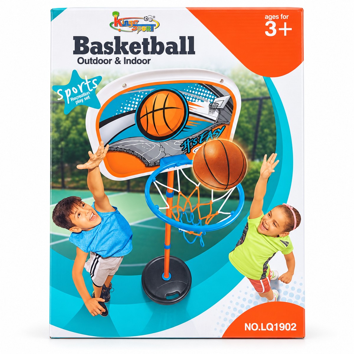 Boîte Kings Sport Basketball Outdoor & Indoor réf. LQ1902, dès 3 ans