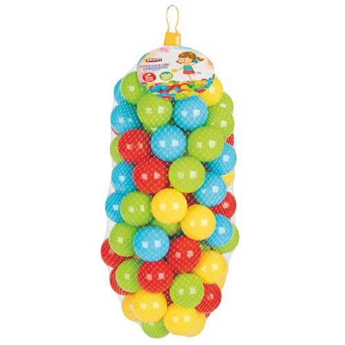 Sac de 100 Balles Multicolores 7 cm – Pilsan