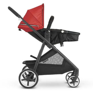 Poussette Duo Gold Shyft Evenflo – détail châssis et roues