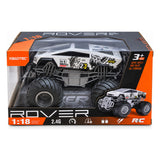 Monster truck radiocommandé XBAOTEC Rover blanc 1:18 dans sa boîte