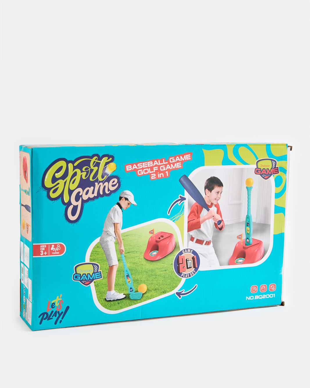 Boîte Sport Game Baseball et Golf 2 en 1, dès 3 ans