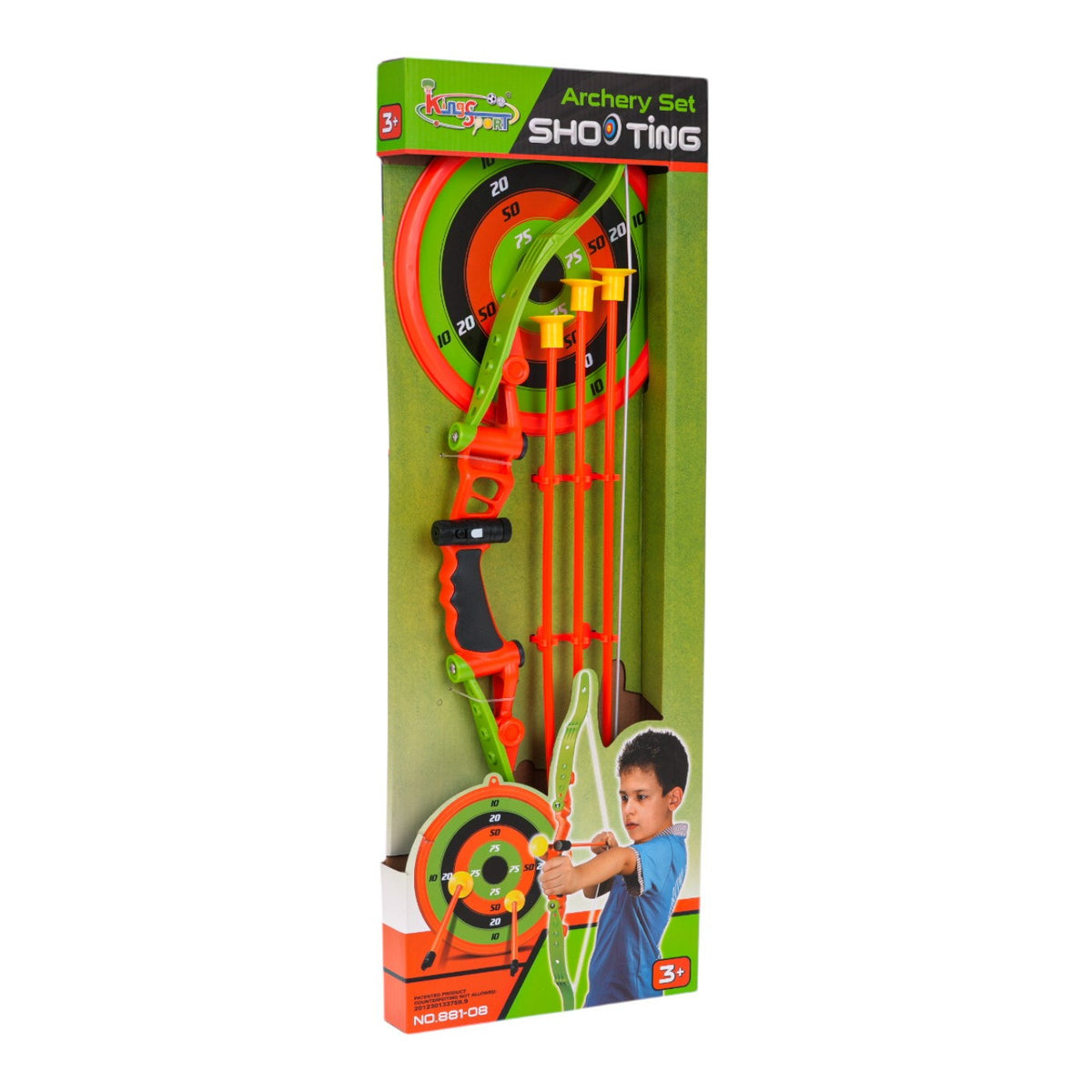Emballage du set de tir à l'arc King Sport Archery Set, réf. 881-08, dès 3 ans
