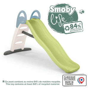 Toboggan Smoby Life Funny, 84 % de matière recyclée, fabriqué en France