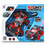 Voiture radiocommandée Stunt Cool Spray Racing rouge dans sa boîte avec télécommande