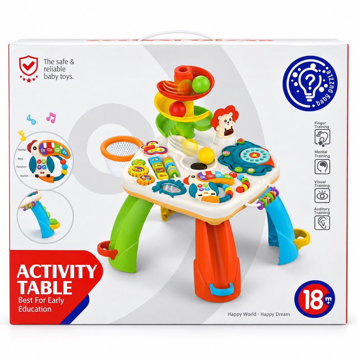 Boîte de la table d'activités HUANGER, dès 18 mois