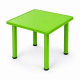 Table carrée enfant verte en plastique 60 x 60 x 52 cm